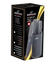 Набор ножей для кухни с подставкой Bohmann BH-6165 кухонные ножи и подставки
