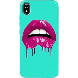 Чохол-накладка Toto Pure TPU 2 mm Print Case Xiaomi Redmi 7A #32 Lips Mint