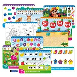 Дитячі розвивальні картки "Пиши-стирай Коник" Vladi Toys VT5010-41, 18 сторінок - мініатюра 3