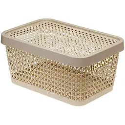 Коробка для зберігання речей, з кришкою, латте 4.5 л  (2348-IH-латте)