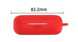 Чохол-накладка DK Silicone Candy Friendly з карабіном для Honor FlyPods 3 (011399) (red) - мініатюра 2