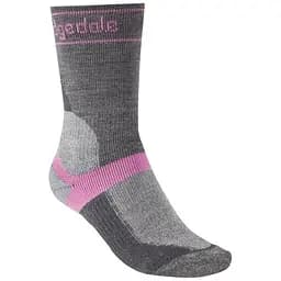 Носки Bridgedale Mountain Bike Winter Weight T2 Merino Sport Boot Women's Grey/Pink S (1053-710354.823.S)