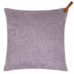 Подушка декоративна Прованс Stone зі шкіряним хлястиком, 45х45 см (14954)
