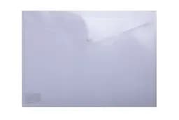 Папка-конверт А4 на кнопке, прозрачная, 6 шт. в упаковке