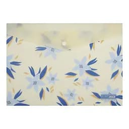 Папка-конверт А4 на кнопці MYOSOTIS ARABESKI маренго BM.3943-53 BUROMAX матовий напівпрозорий пластик (4823126816333)