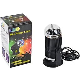 Лампа вращающаяся Диамант, 13-80, со световыми эффектами, LED, с креплением