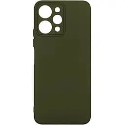 Чохол Silicone Cover з рамкою камери A Xiaomi Redmi 13 4G/Poco M6 4G Dark Green