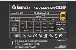 Блок живлення Enermax Revolution Duo 700W 80+ Gold (ERD700AWL-F) Б/В