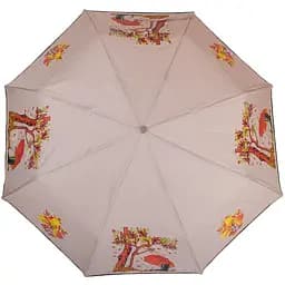 Женский складной зонтик полный автомат Airton 98 см бежевый