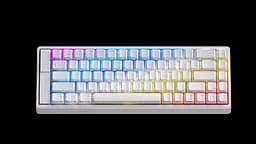 Игровая клавиатура LANGTU MC68 с магнитными переключателями (Hall), 68 клавиш, Белый