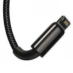 Кабель Baseus Tungsten Gold Cable USB to Type-C/Lightning/MicroUSB 3.5A 1.5m CAMLTWJ-01 Black - мініатюра 3