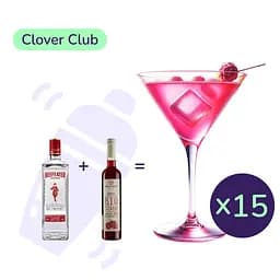 Коктейль Clover Club (набор ингредиентов) х15 на основе Beefeater