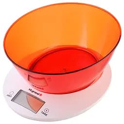 Ваги кухонні електронні з чашею до 5 кг VKS-533С, ViLgrand Червоний 87464