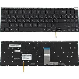 Клавіатура для ноутбука ASUS (K6602 series) rus, black, без кадру, підсвічування клавіш (ОРИГІНАЛ)