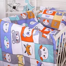 Підковдра MirSon Бязь Kids Time 20-0039 Zoo alphabet 110х140 см (2200009640070)