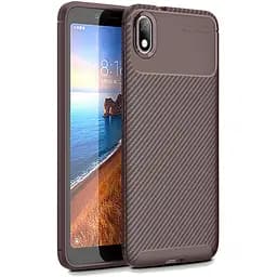 Чохол-накладка Toto TPU Carbon Fiber 1.5 mm Case Xiaomi Redmi 7A Coffee