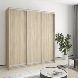 Шкаф-купе трехдверный MebelStar Комбо AL 3ДСП 190x45x240 см Дуб сонома (MBS-1662)