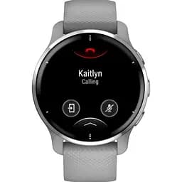 Смарт-годинник Garmin Venu 2 Plus Silver Stainless Steel Bezel with Powder Gray Case and Silicone Band [010-02496-00] [89372] - мініатюра 4