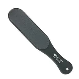 Тертка для п'яток Salon Professional 414 Професійна двостороння пемза для педикюру Чорний