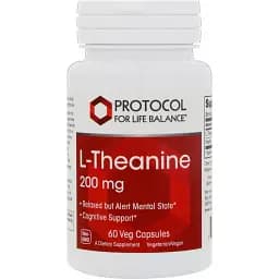 L-теанін Protocol for Life Balance L-Theanine 200 мг 60 капсул
