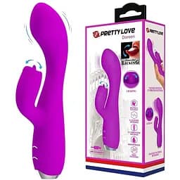 Вибратор-кролик Pretty Love Doreen 19.8 см фиолетовый