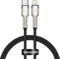 Кабель Baseus Cafule Metal Type-C to Lightning PD 20W (0.25m) black (CATLJK-01)