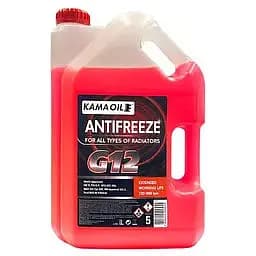 Антифриз Кама G12 червоний -24°C 5 кг