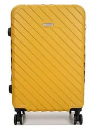Валіза середня M ABS-пластик Madisson Snowball 03403 68х44х27см 68+13л Жовтий - мініатюра 3