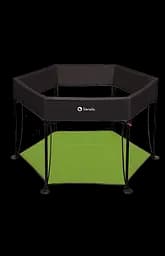 Манеж Lionelo Roel, черный с зеленым (LO.RL02)