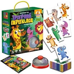 Настільна гра Vladi Toys Тропічний переполох 50 карток правила гри 1 дзвіночок (VT8010-13) - мініатюра 3