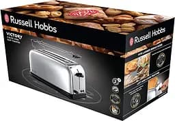 Тостер Chester 1600Вт, довгі слоти на 4 тости, метал, сріблястий Russell Hobbs kuh0014880 - мініатюра 4
