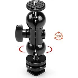 Шарнірний кронштейн SmallRig Double Ball Heads with Cold Shoe and Thumb Screw (1135) [95493] - мініатюра 6