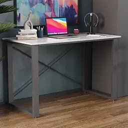 Письменный стол Ferrum-decor Драйв 750x1400x600 Черный металл ДСП Бетон 32 мм (FRD-103344)