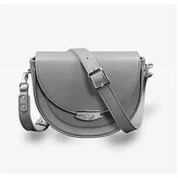 Жіноча шкіряна сумка Kira сіра