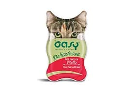 Паштет для котів OASY Adult з телятиною 85 г (8053017342245)