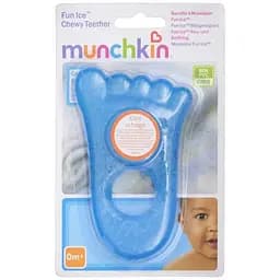 Іграшка-прорізувач Munchkin Fun Ice Chewy Teether Ніжка блакитна (011324.010)