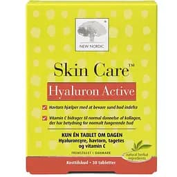 Витамины для кожи New Nordic Skin Care Hyaluron Active 30 таблеток