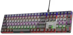Клавіатура GamePro MK145R Red Switch Low Profile Dark Gray (MK145R) - мініатюра 3