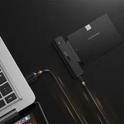 Перехідник Ugreen USB 3.0 Type-A SATA III F CM321 чорний - мініатюра 2