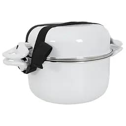 Набір посуду Gimex Cookware Set induction 7 предметів White (6977221) - мініатюра 2