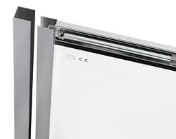 Душові двері в нішу Qtap Taurus CRM209-1.C6 90-100x200 см, скло Clear 6 мм, покриття CalcLess (TAUCRM2091C6) - мініатюра 3