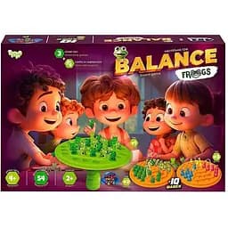 Розвивальна настільна гра Danko Toys Balance Frogs Balf-01, різнокольорова