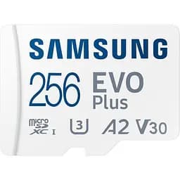 Карта пам'яті Samsung 256GB microSD class 10 UHS-I U3 V30 A2 EVO Plus (MB-MC256SA/EU) - мініатюра 2