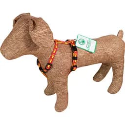 Нагрудник капроновий Lucky Pet Лапки, Н-подібний, 58-80х40-60х2 см, червоно-жовтий - мініатюра 2