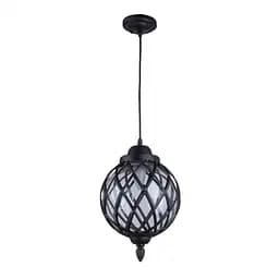 Світильник Brille вуличний підвісний IP23 GL-81P C BK