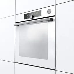 Gorenje Духова шафа електрична, 77л, A+, пара, дисплей, готування на різних рівнях, піроліз, білий - мініатюра 4