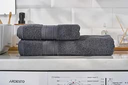 Рушник махровий Ardesto SuperSoft 50х90 см 100% бавовна темно-сірий (ART2250MC)  - мініатюра 10