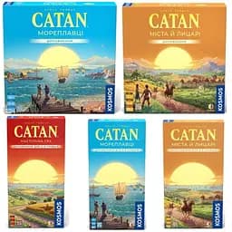 Настільна гра Rozum Набір із 5-ти доповнень до гри Катан (укр.) (R101UA+4)