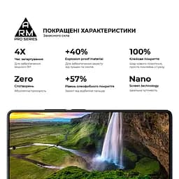 Захисне скло на Xiaomi Redmi Note 14S 4G з олеофобним покриттям, Pro, повне проклеювання, антистатичний і пиловідштовхуючий шар, 9H, самоклеючеся, 2.5D, на весь екран, антистатичний клей, ArmorStandart (ARM82035) - мініатюра 5