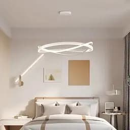 Стильна підвісна LED-люстра Art 2463/600 WH - мініатюра 10